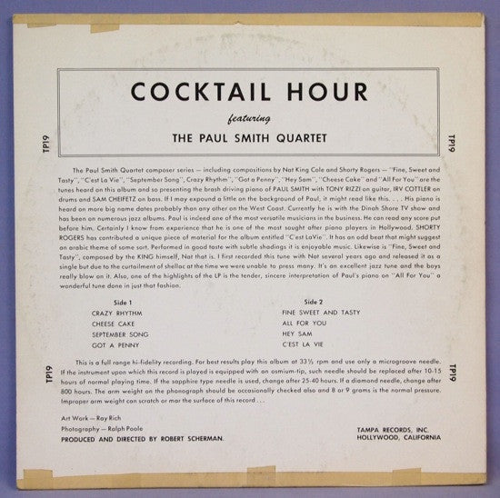 Paul Smith Quartet - Cocktail Hour