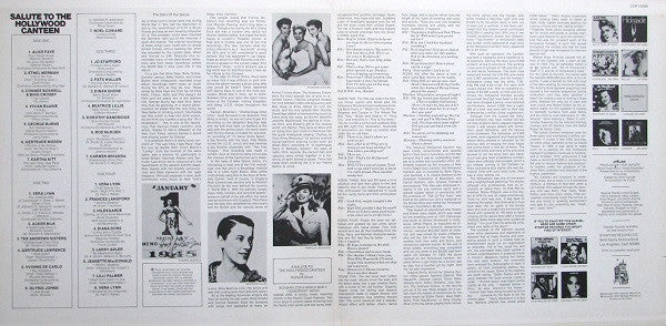 Various - A Salute To The Hollywood Canteen - LP