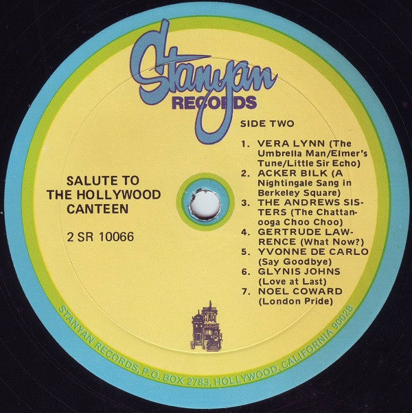 Various - A Salute To The Hollywood Canteen - LP