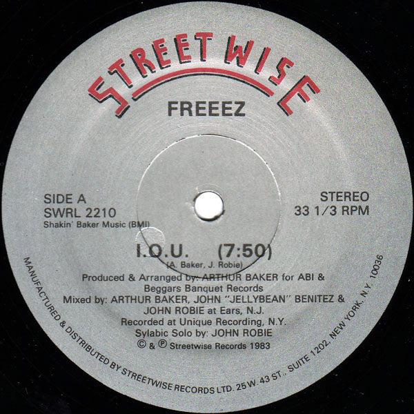 Freeez - I.O.U. - LP