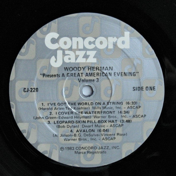Woody Herman - A Great American Evening Vol. 3 - LP