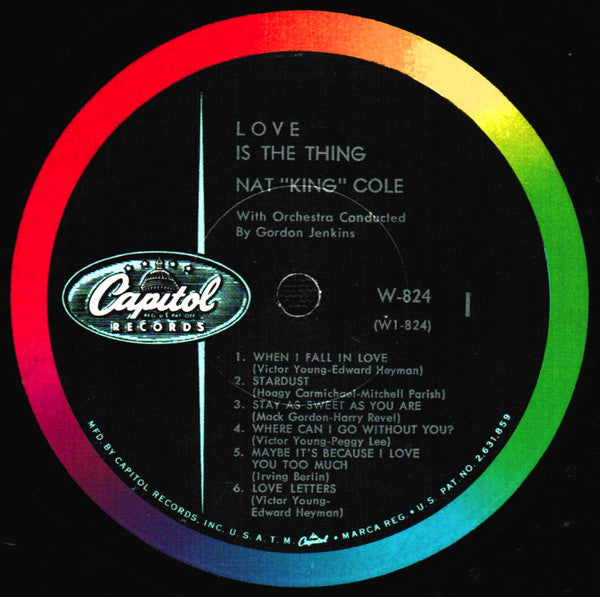 Nat King Cole - Love Is The Thing - LP