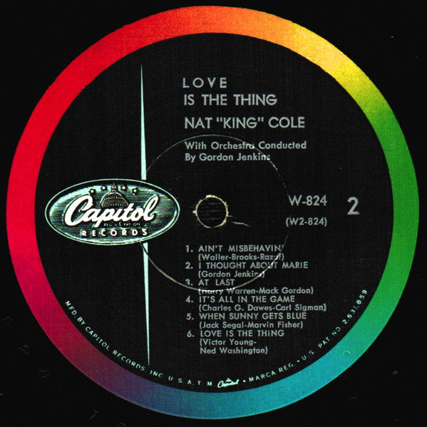 Nat King Cole - Love Is The Thing - LP