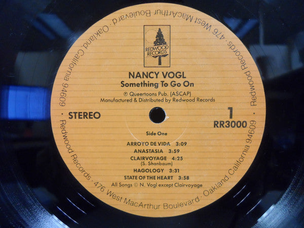 Nancy Vogl - Something To Go On - LP