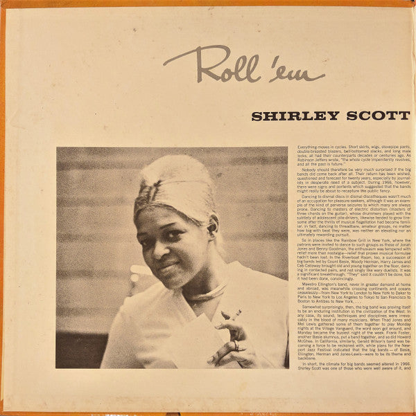 Shirley Scott - Roll 'Em: Shirley Scott Plays The Big Bands - LP