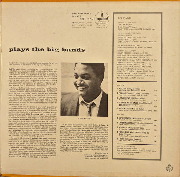 Shirley Scott - Roll 'Em: Shirley Scott Plays The Big Bands - LP