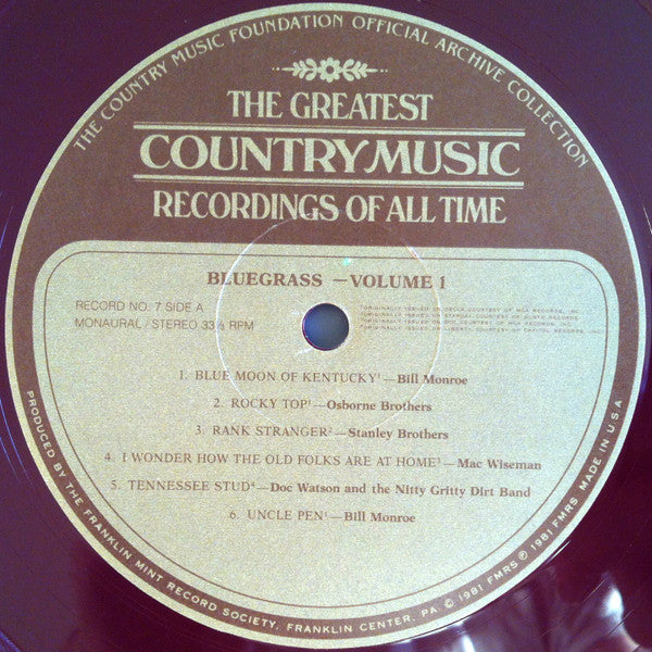 Various - Bluegrass Volume 1 - LP