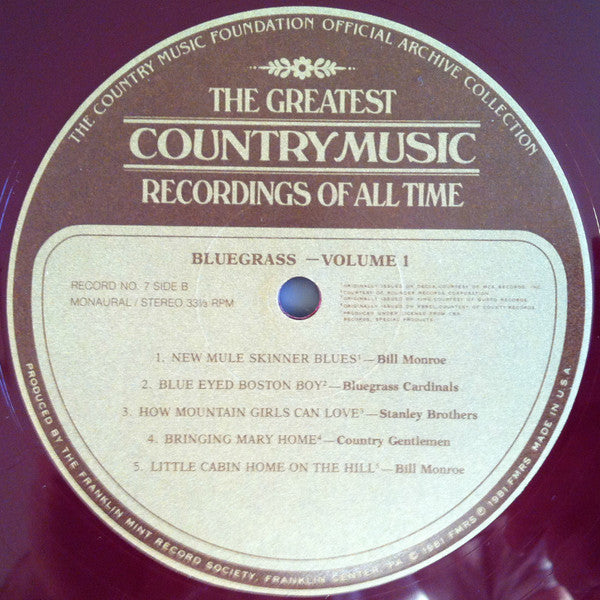 Various - Bluegrass Volume 1 - LP