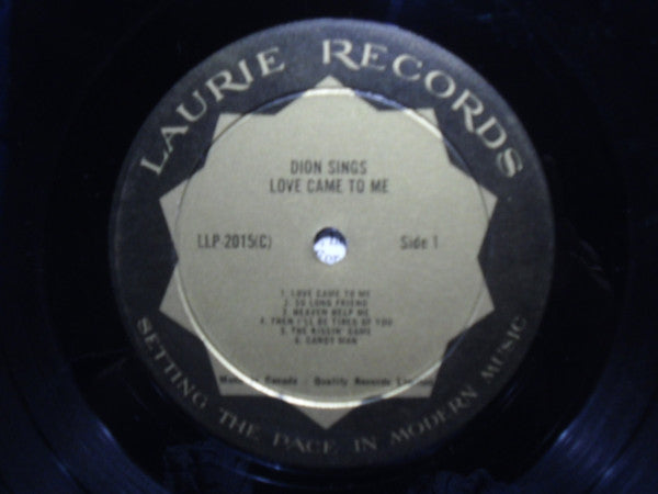 Dion  - Love Came To Me - LP