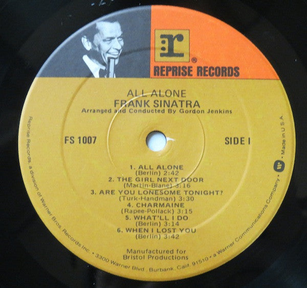 Frank Sinatra - All Alone - LP
