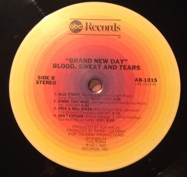Blood, Sweat And Tears - Brand New Day - LP
