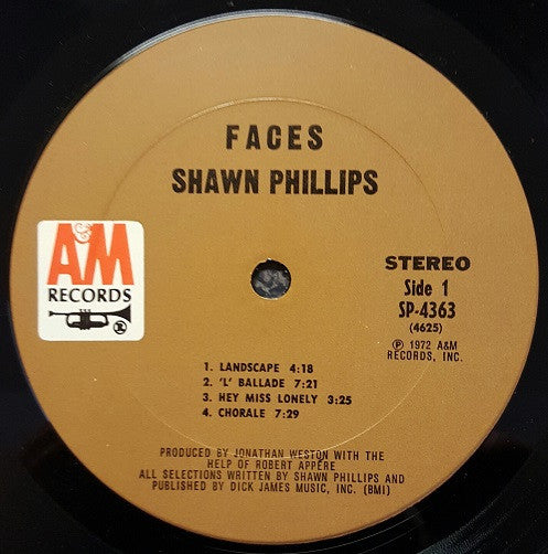 Shawn Phillips (2) - Faces - LP