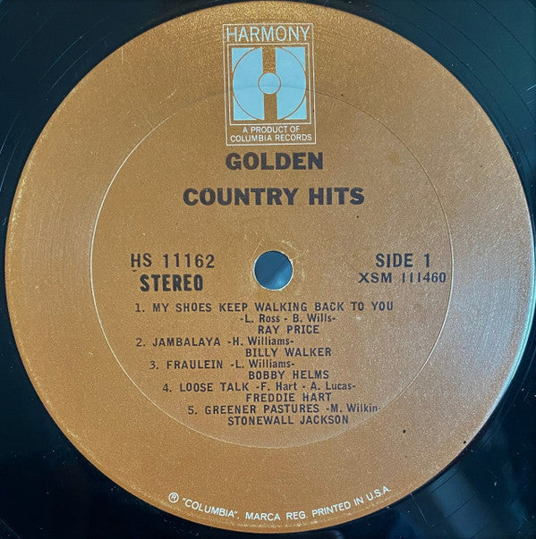 Various - Golden Country Hits - LP