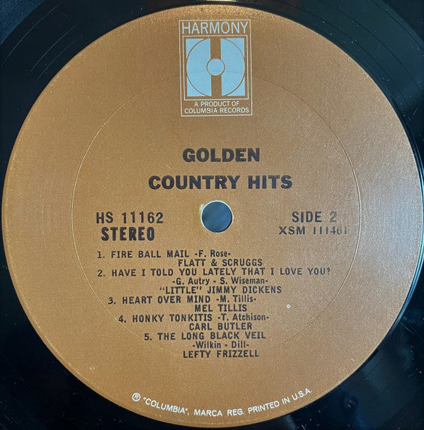 Various - Golden Country Hits - LP