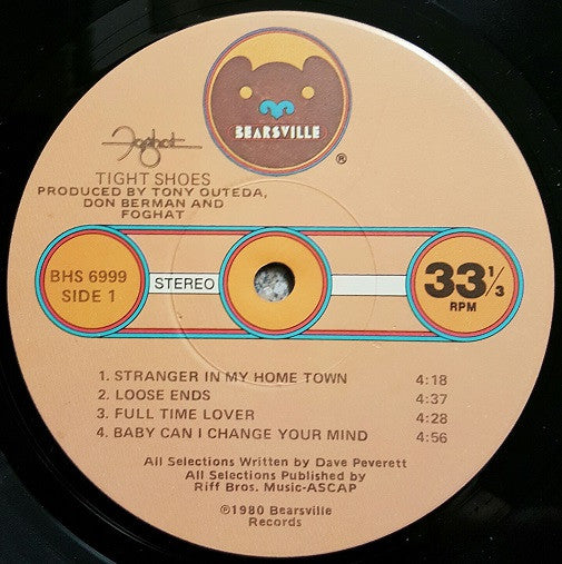 Foghat - Tight Shoes - LP
