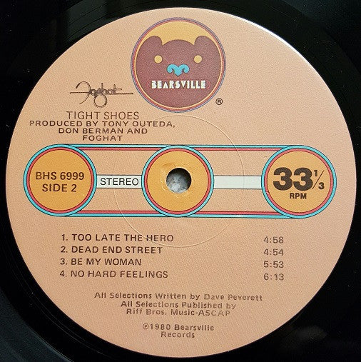 Foghat - Tight Shoes - LP