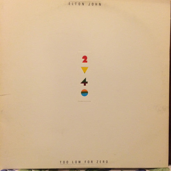 Elton John - Too Low For Zero - LP
