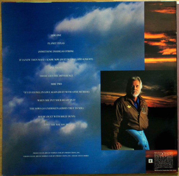 Kenny Rogers - Something Inside So Strong - LP