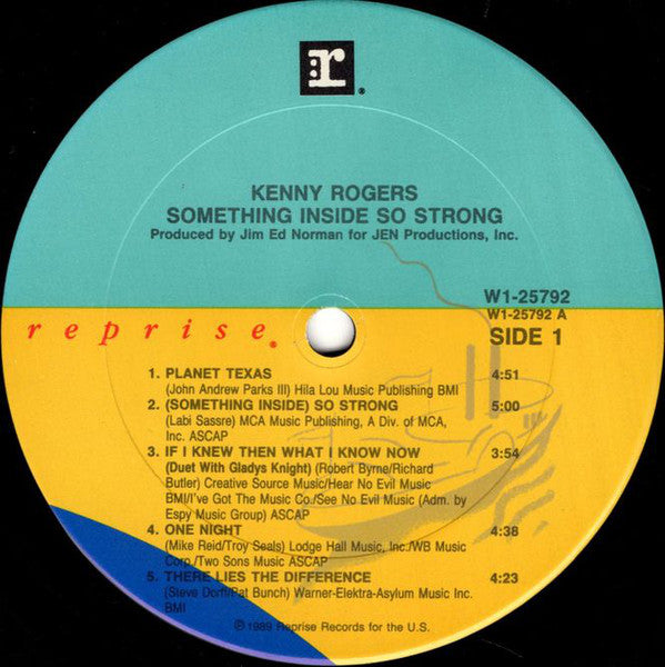 Kenny Rogers - Something Inside So Strong - LP
