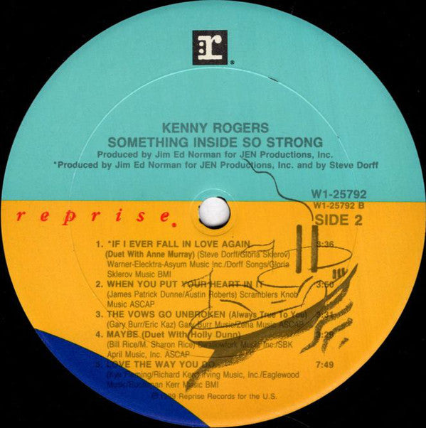 Kenny Rogers - Something Inside So Strong - LP