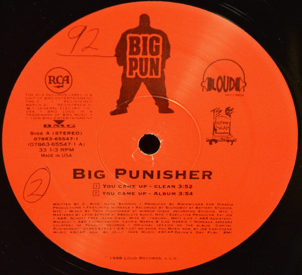 Big Punisher - You Came Up - LP