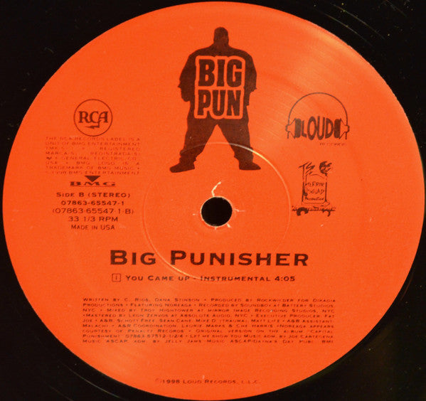 Big Punisher - You Came Up - LP