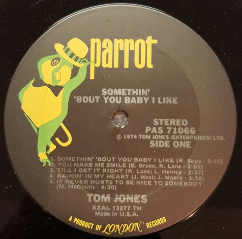 Tom Jones - Somethin' 'Bout You Baby I Like - LP