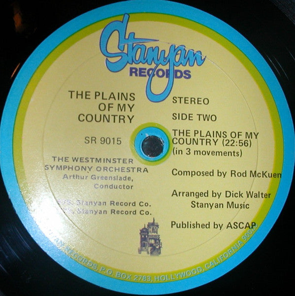 Rod McKuen - Plains Of My Country / Seascapes - LP