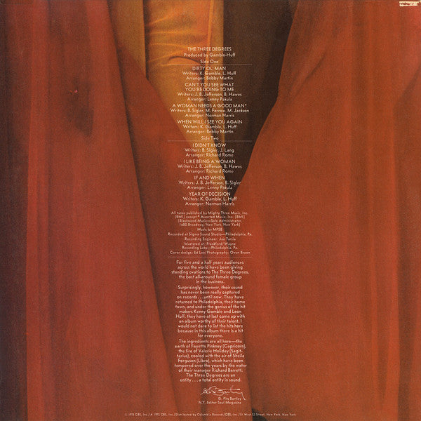 The Three Degrees - The Three Degrees - LP