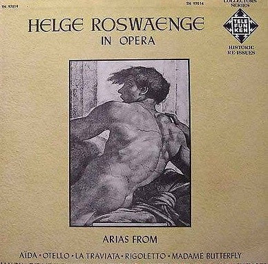 Helge Roswaenge - In Opera - LP