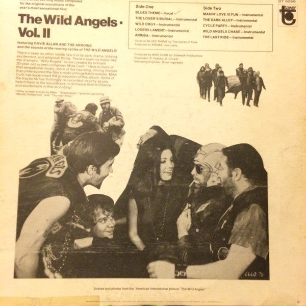 Mike Curb Featuring Davie Allan & The Arrows - The Wild Angels, Volume II (Original Soundtrack) - LP