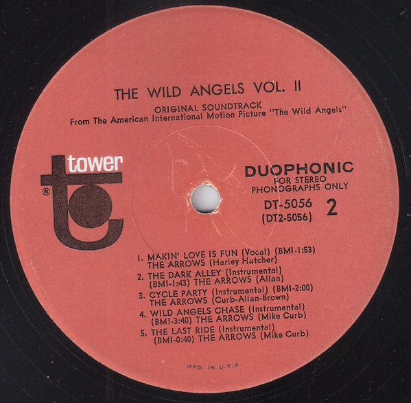 Mike Curb Featuring Davie Allan & The Arrows - The Wild Angels, Volume II (Original Soundtrack) - LP