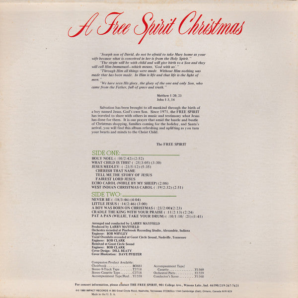 Free Spirit - A Free Spirit Christmas - LP