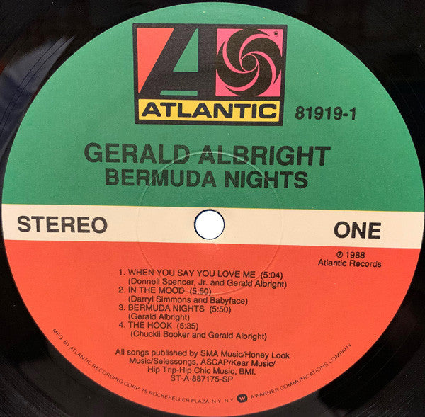 Gerald Albright - Bermuda Nights - LP