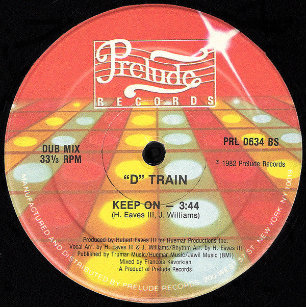 "D" Train* - Keep On - LP