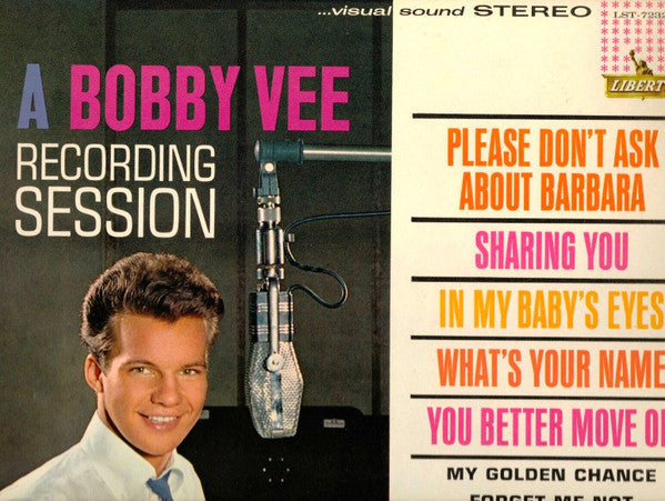 Bobby Vee - A Bobby Vee Recording Session - LP