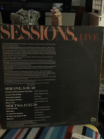 Oscar Peterson / Leroy Vinnegar - Sessions, Live - LP