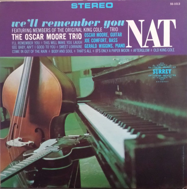The Oscar Moore Trio - We'll Remember You, Nat - LP