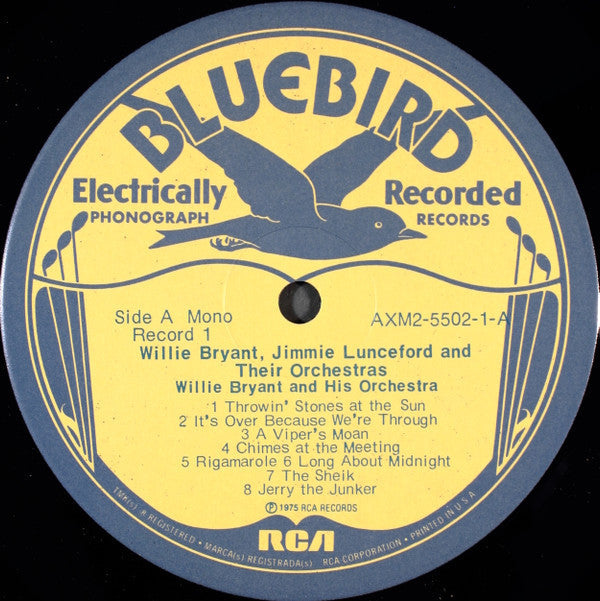 Willie Bryant And His Orchestra, Jimmie Lunceford And His Orchestra - Willie Bryant And Jimmie Lunceford And Their Orchestras - LP