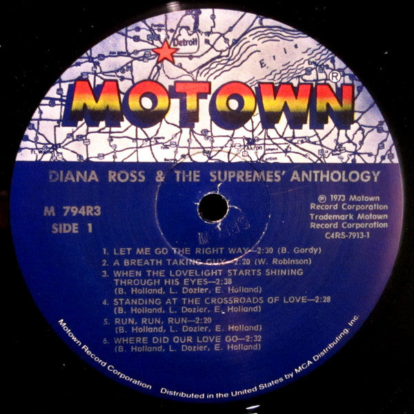 Diana Ross And The Supremes* - Anthology - LP