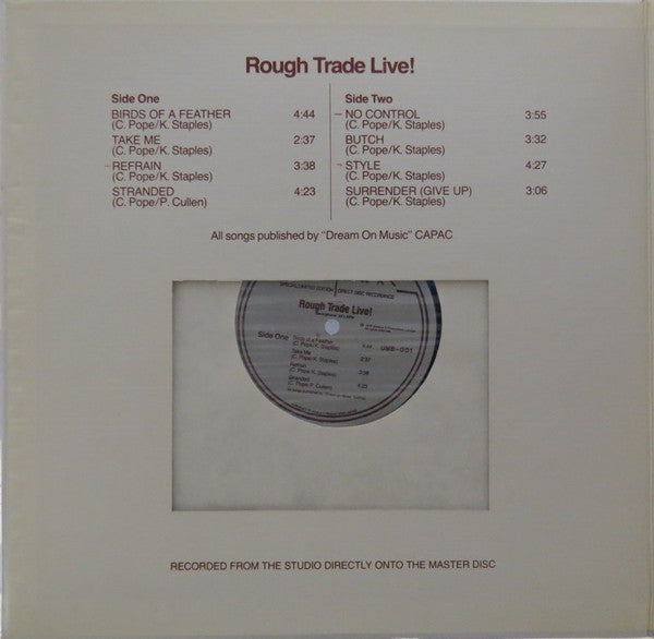 Rough Trade - Rough Trade Live! - LP