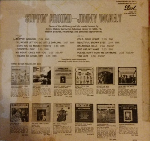 Jimmy Wakely - Slippin' Around - LP