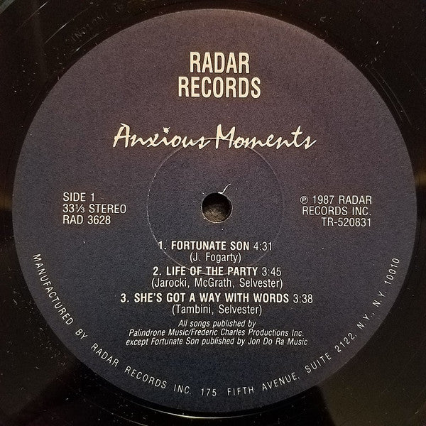 Anxious Moments - Anxious Moments - LP