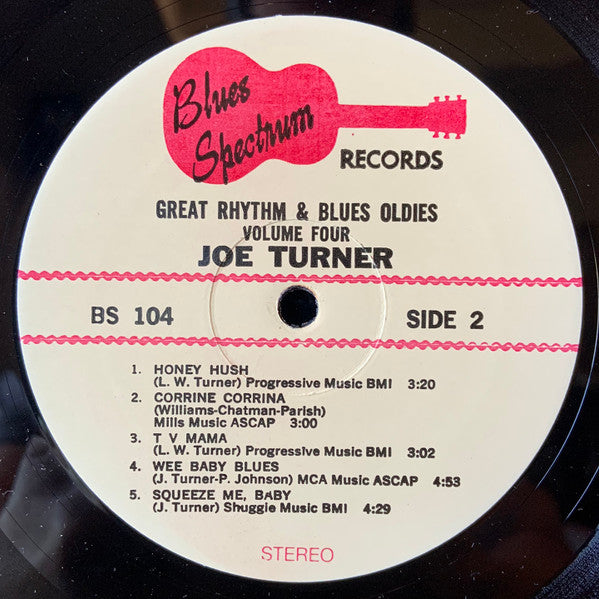Joe Turner* - Great Rhythm & Blues Oldies Volume 4 - Joe Turner - LP
