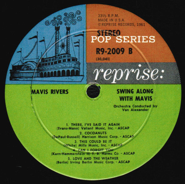 Mavis Rivers - Swing Along With Mavis - LP