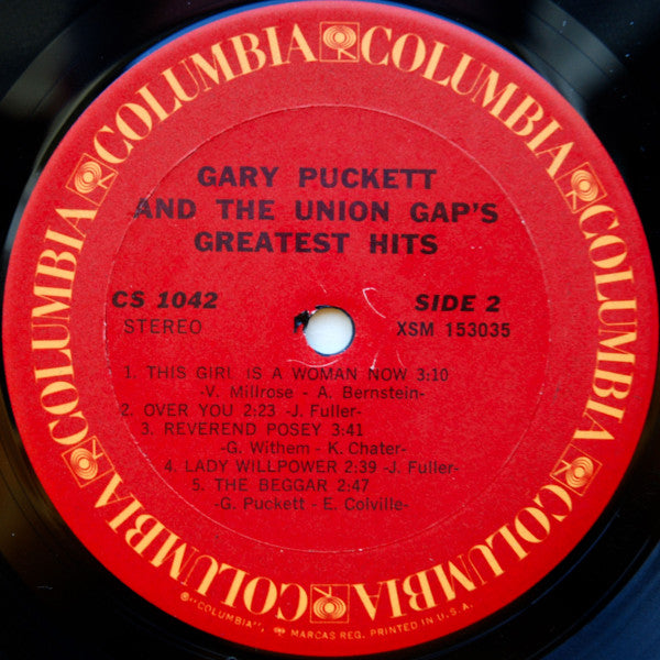 Gary Puckett & The Union Gap - Gary Puckett & The Union Gap's Greatest Hits - LP