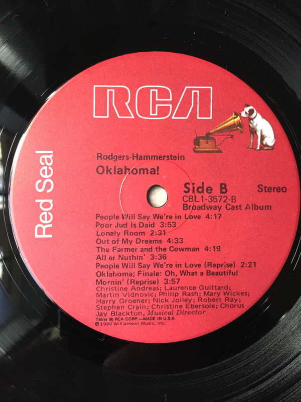 Rodgers & Hammerstein - Oklahoma! (Broadway Cast Album) - LP