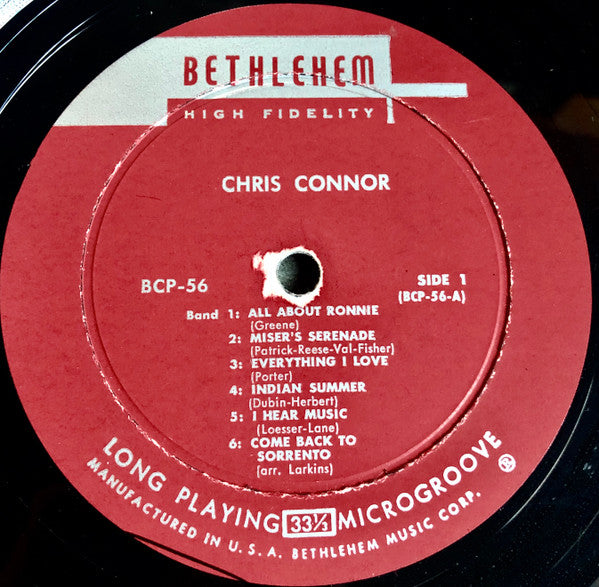 Chris Connor - Chris - LP
