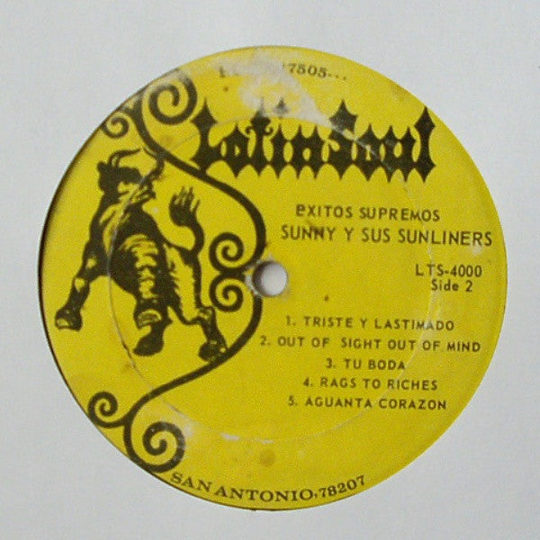 Sunny And The Sunliners* - Éxitos Supremos - LP