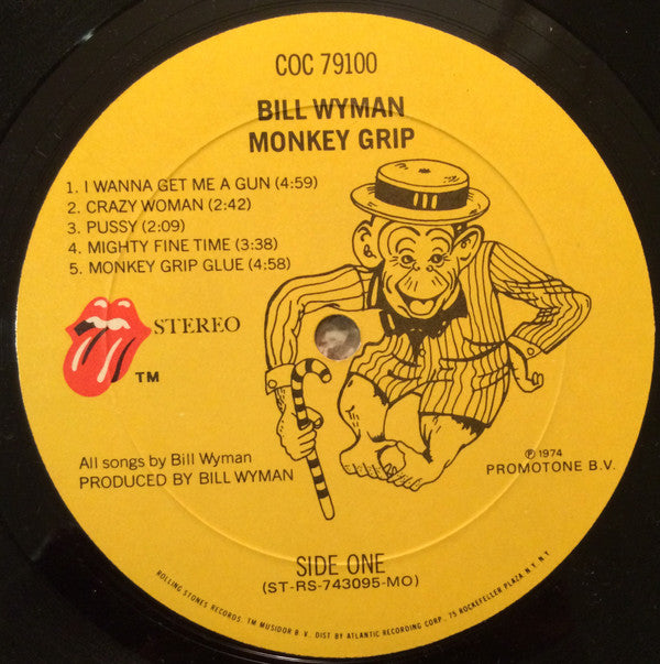 Bill Wyman - Monkey Grip - LP